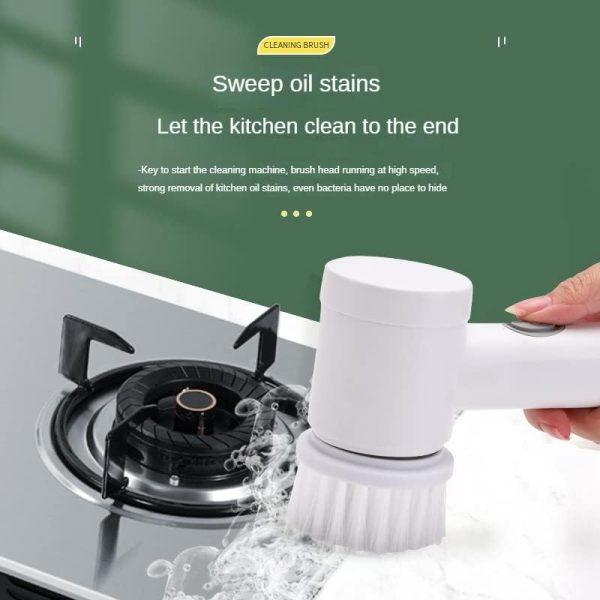 MagicBrush™ Wireless Electric Cleaning Brush – Rechargeable Scrubber for Bathtub, Tiles & Kitchen